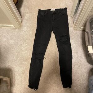 Free people black jeans